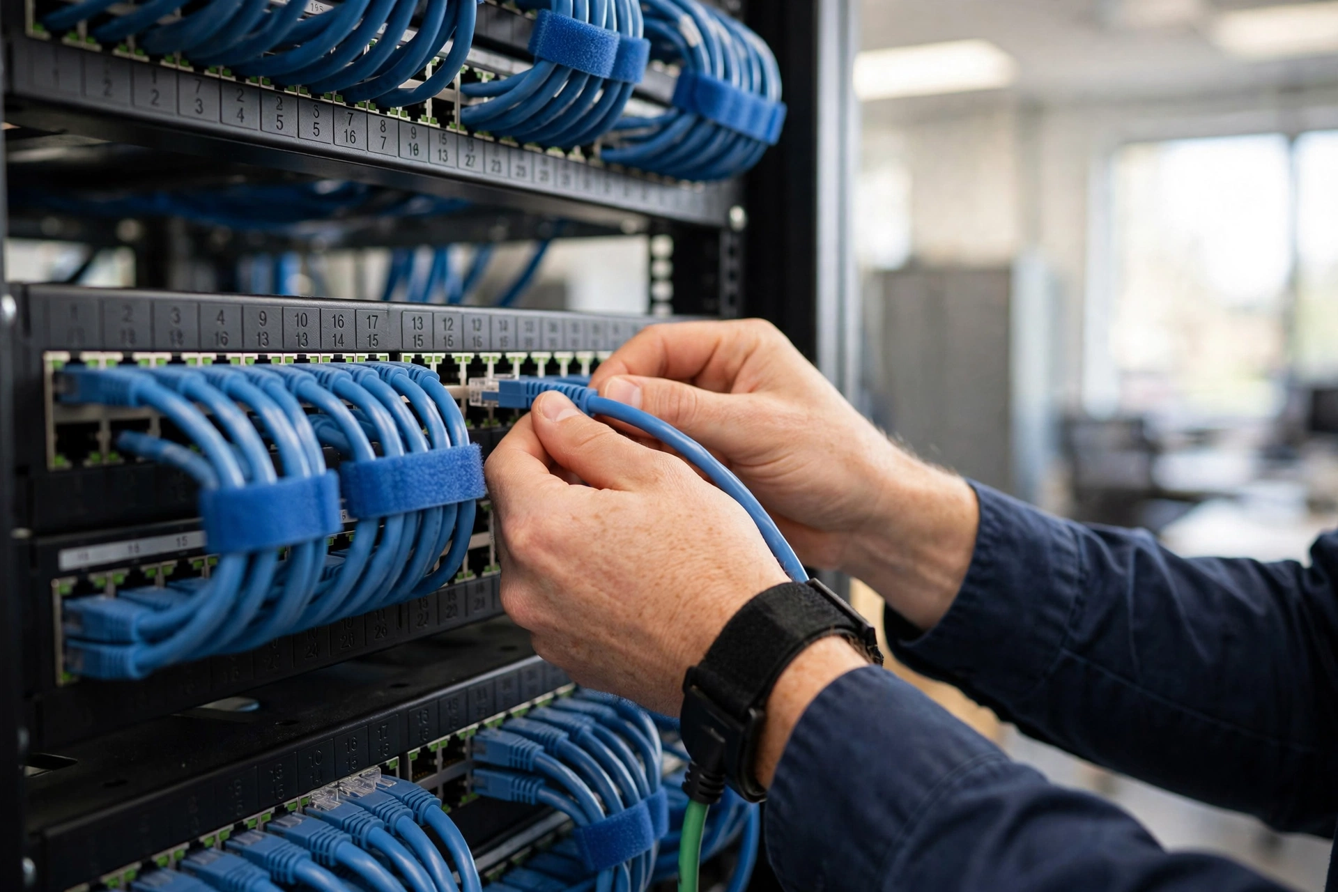 Structural Network Cabling Office IT Services — ITEXCORE